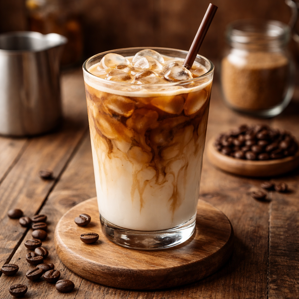 Cafe Latte Ice creamy dingin